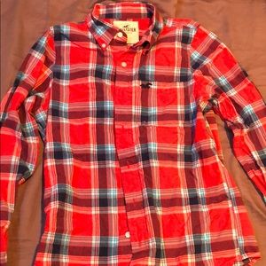 Hollister plaid button up